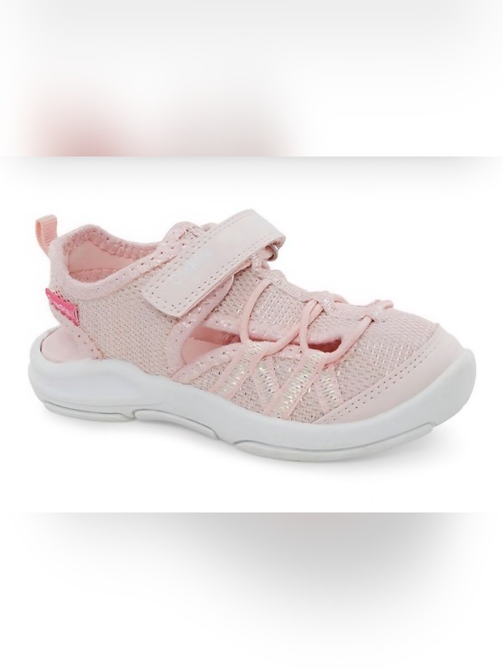 OshKosh B’gosh® Dilan EverPlay Toddler Girls  Sandals Size 8 Pink Sparkle Size 7